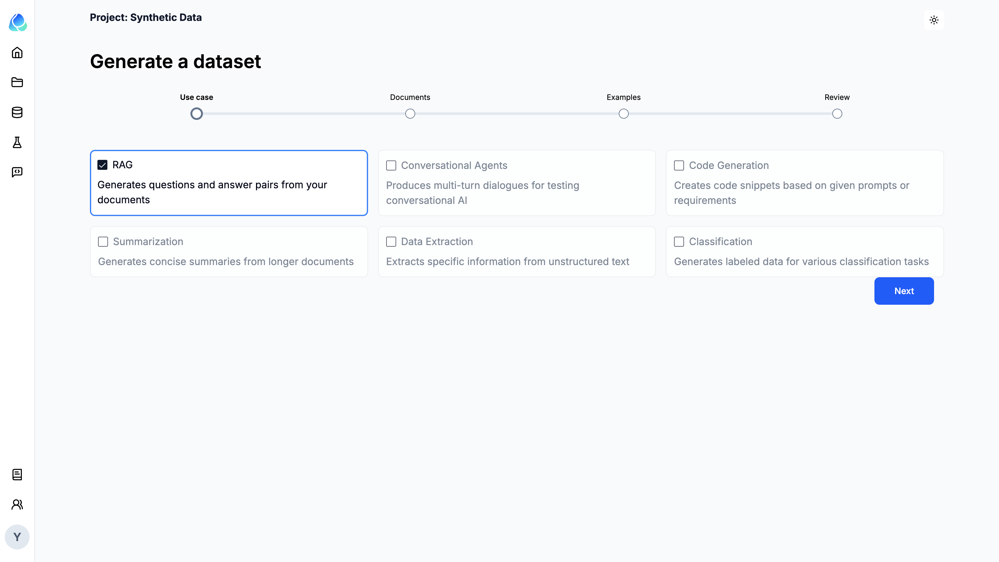 Step 1: Define the use case application logic